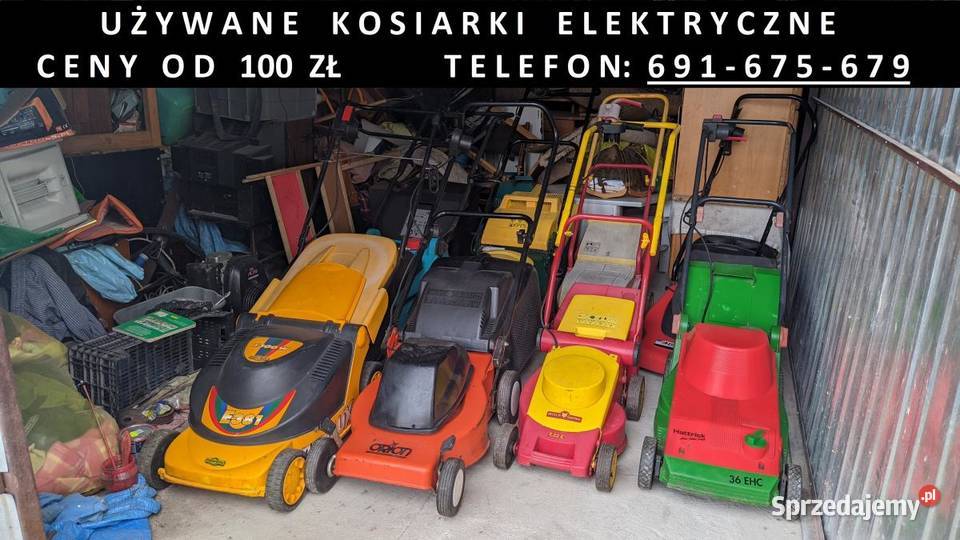 Elektryczne kosiarki do trawy ceny 100
