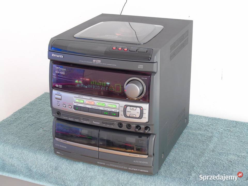 Wieża Aiwa RDS CXNV900 AUX mocna 510 wat DOSTAWA