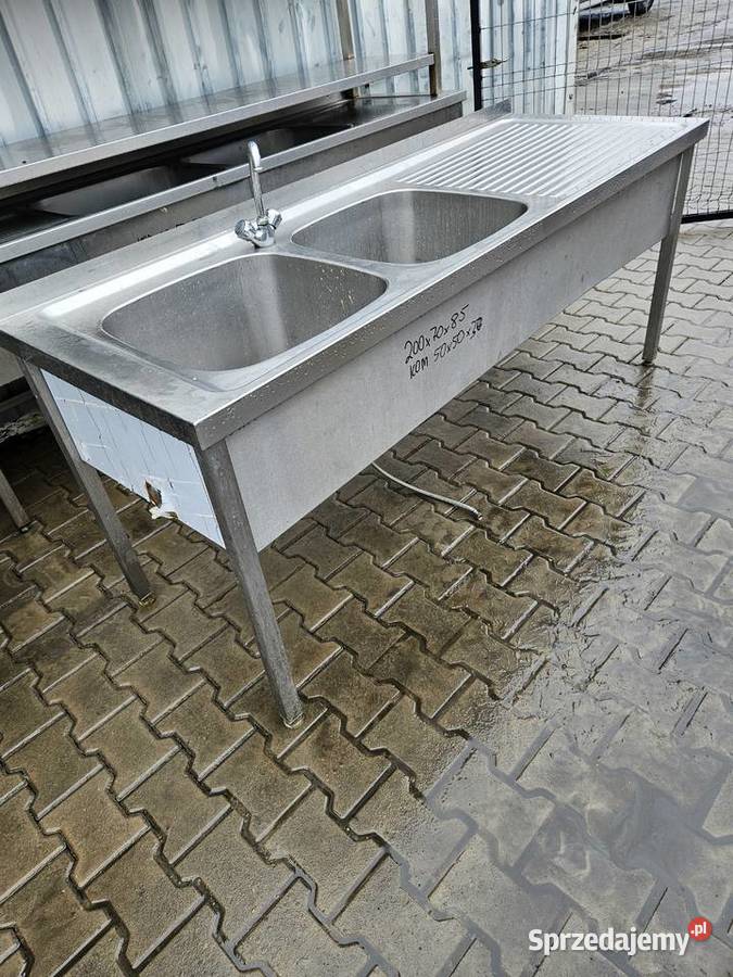 Zlew dwu komorowy 200x70x85 Krotoszyn sprzedam