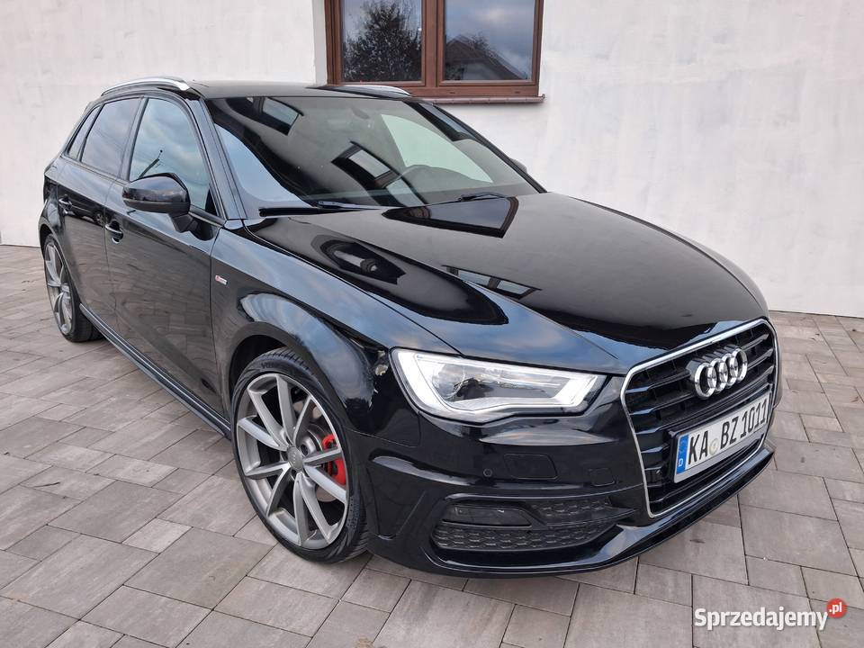Audi A3 8V Sline Panorama Klima Czarna Witkowo