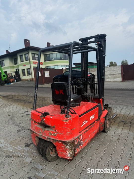 wózek widłowy elektryczny LINDE E16 Triplex 520m Wózki widłowe łódzkie Działoszyn