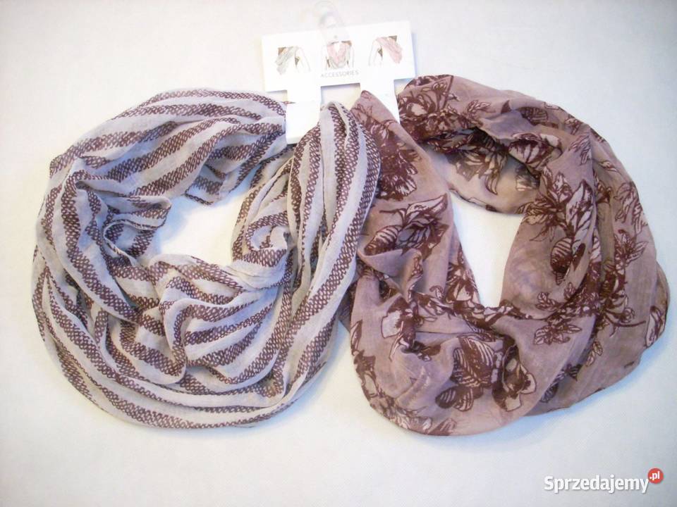 CA Clockhouse szal komin 2 Komplet szale NOWY Dla kobiet Nowy Sącz