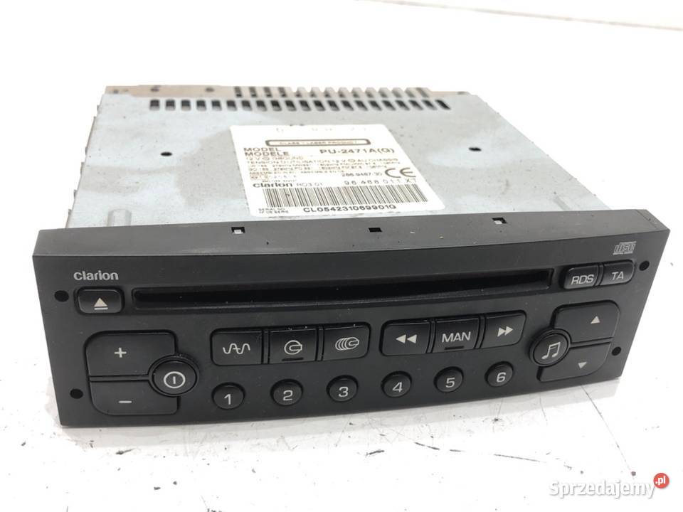 RADIO CITROEN C3 I 96488011XT ODTWARZACZ
