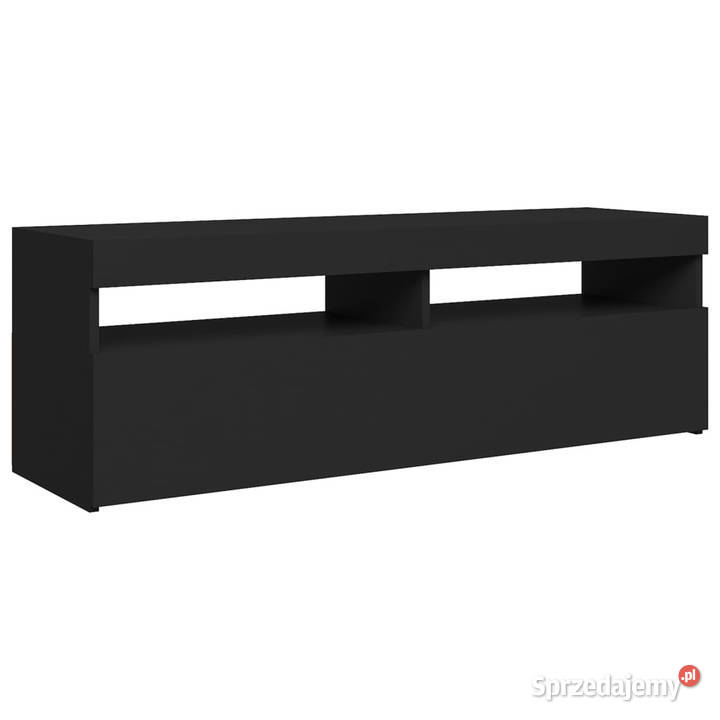 Szafka pod TV z oświetleniem LED czarna sprzedam