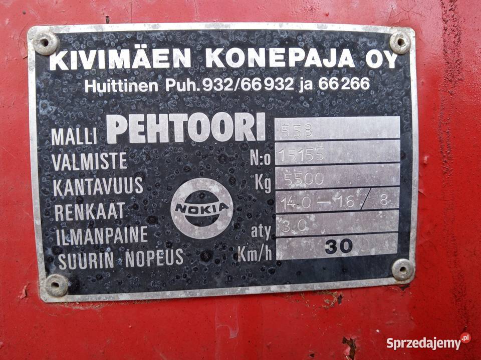 Przyczepa wywrotka 5500 nieuszkodzony Szołtany