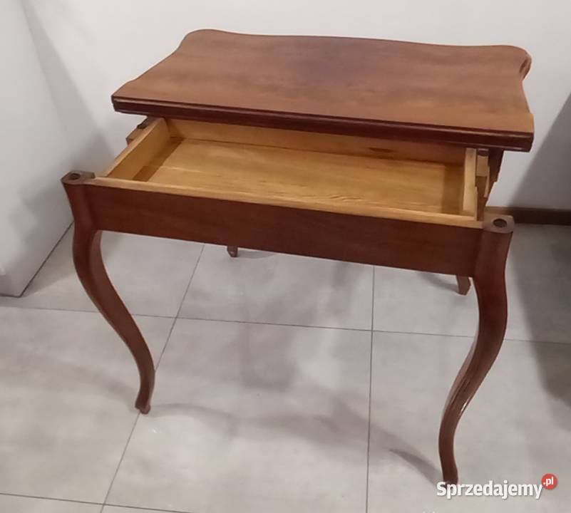 Stolik karciany konsolka Ludwik Filip Wrocław