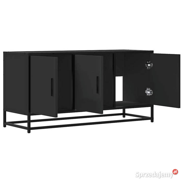 Szafka pod TV czarna 100x35x50 WM848829 mazowieckie Warszawa