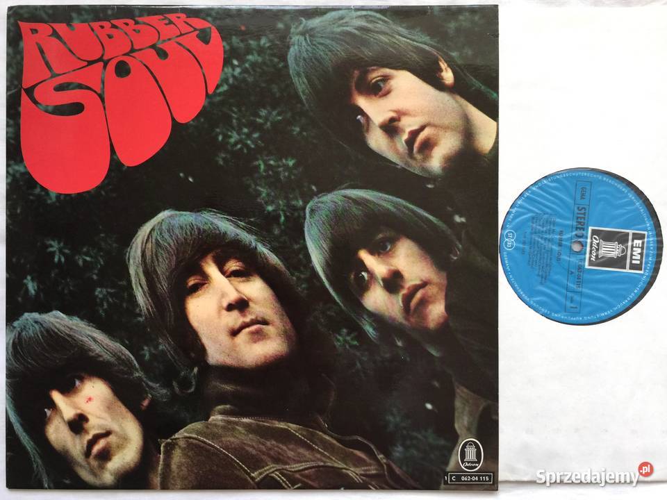 THE BEATLES Rubber Soul stereo ODEON Winyl 1972 1 płyta Płyty i kasety