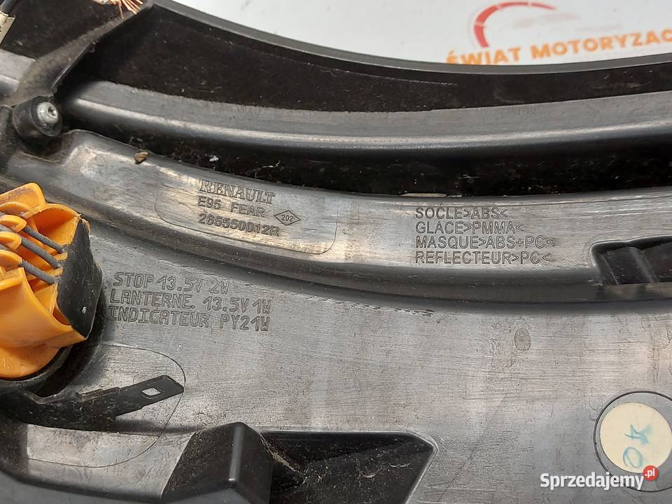RENAULT MEGANE III CABRIO lampa lewa tył