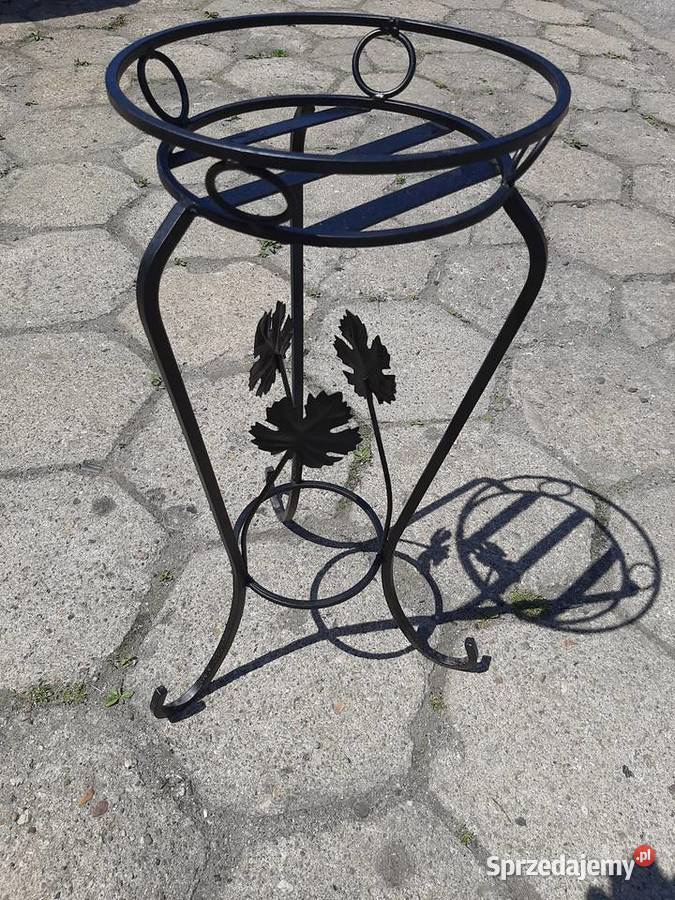 Kwietnik metalowy zestaw 3 sztuki Dom i Ogród Chorzów