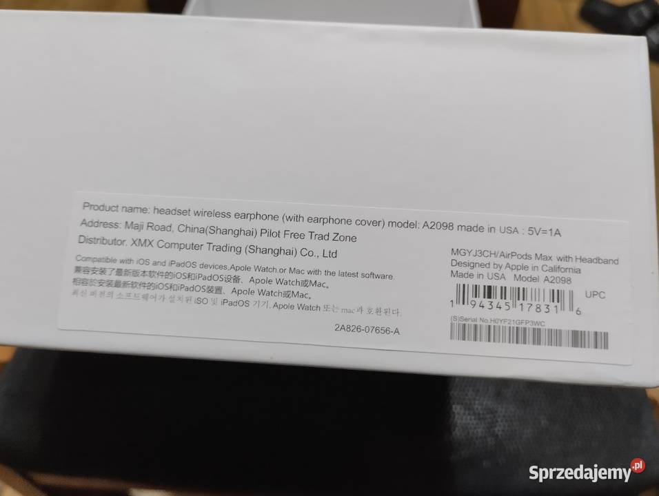 Słuchawki AirPods mazowieckie Warszawa