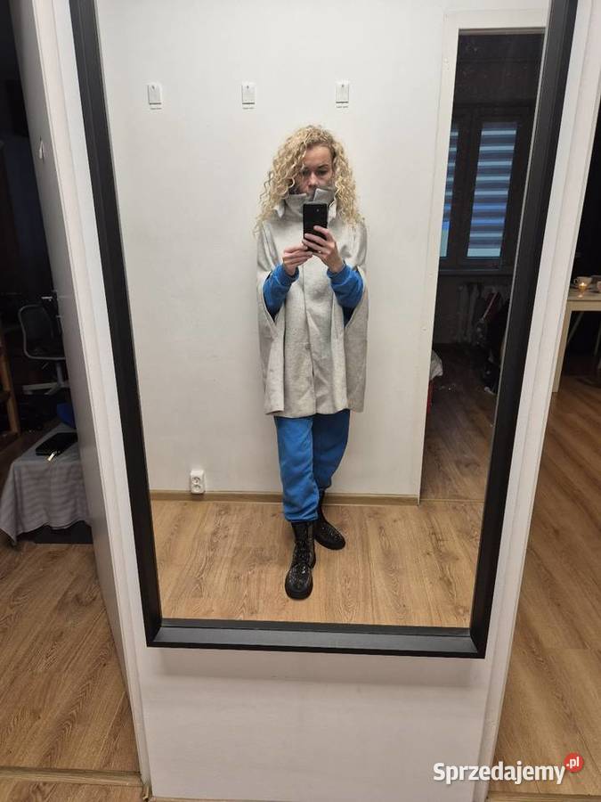 Stylowy płaszcz VERO MODA z futerkiem oversize Koluszki sprzedam