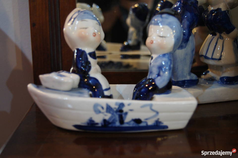 Figurki porcelanowe sygnowane kujawsko-pomorskie Golub-Dobrzyń