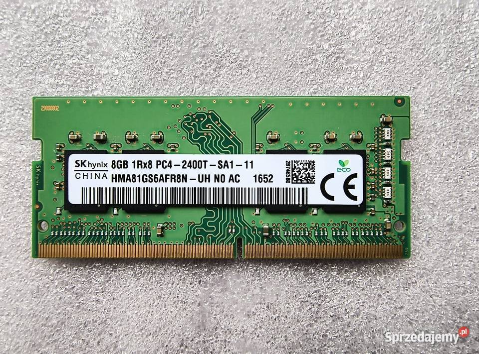 O weamięci RAM SODIMM DDR4 o pojemności 8 GB śląskie Katowice