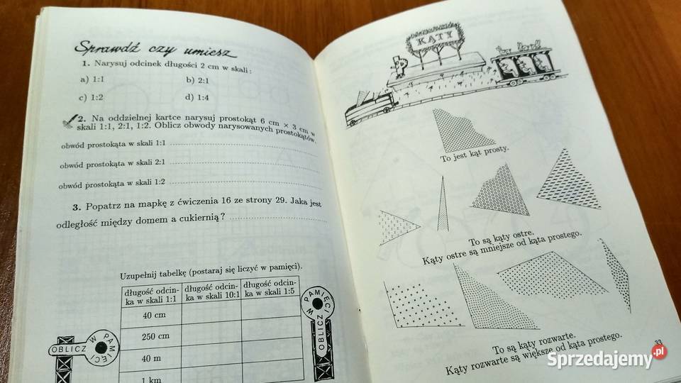 Matematyka 4 z plusem figury geometryczne zeszyt Gdańsk