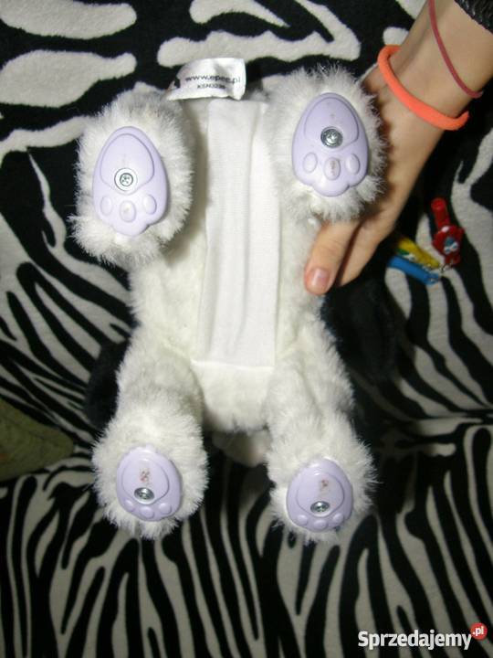 Interaktywny pies Bobby biało Biała