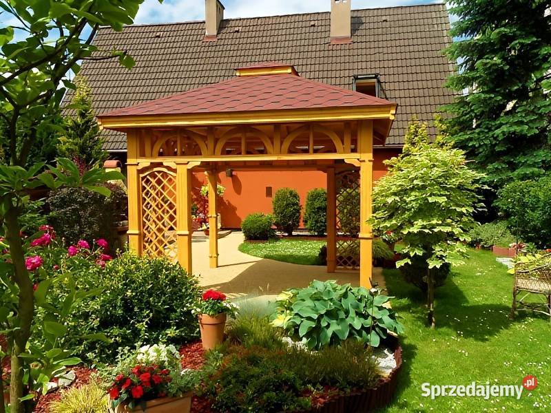 ALTANA 5 DREWNIANA KWADRATOWA 3x3 OGRODOWA Parzymiechy