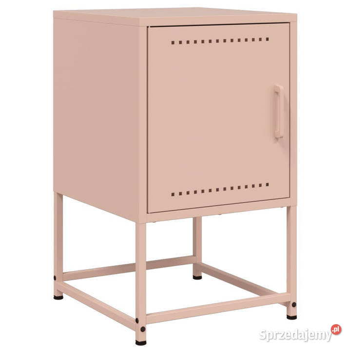 Szafki nocne 2 różowe 36x39x605 stal WM846449 mazowieckie Warszawa