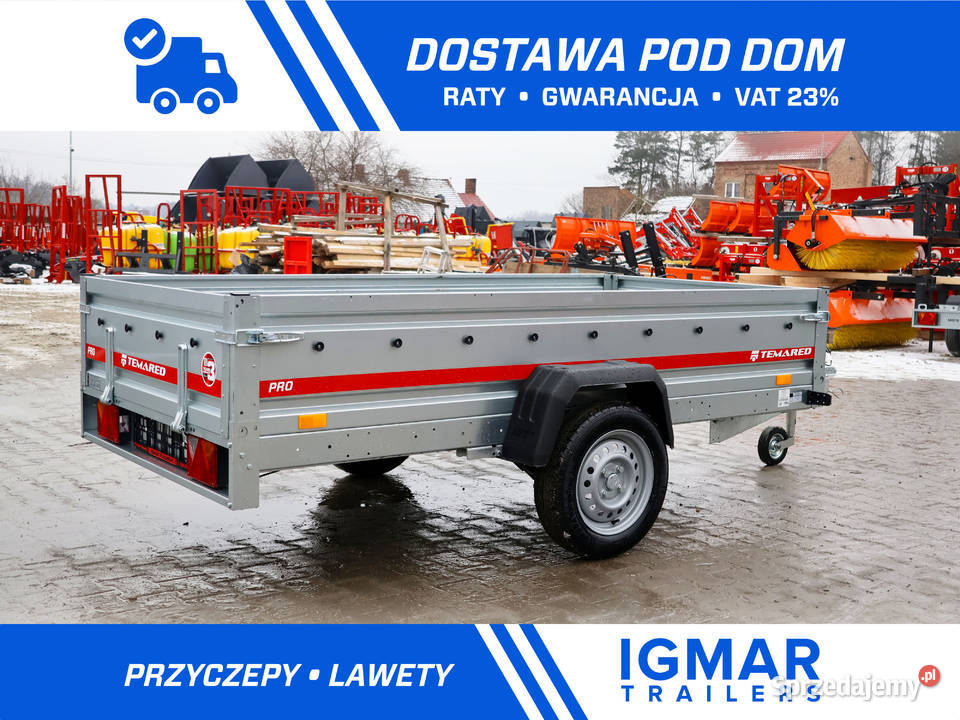 Przyczepka z resorem TEMARED PRO 2612R Rok produkcji 2026 Bystrzyca Kłodzka