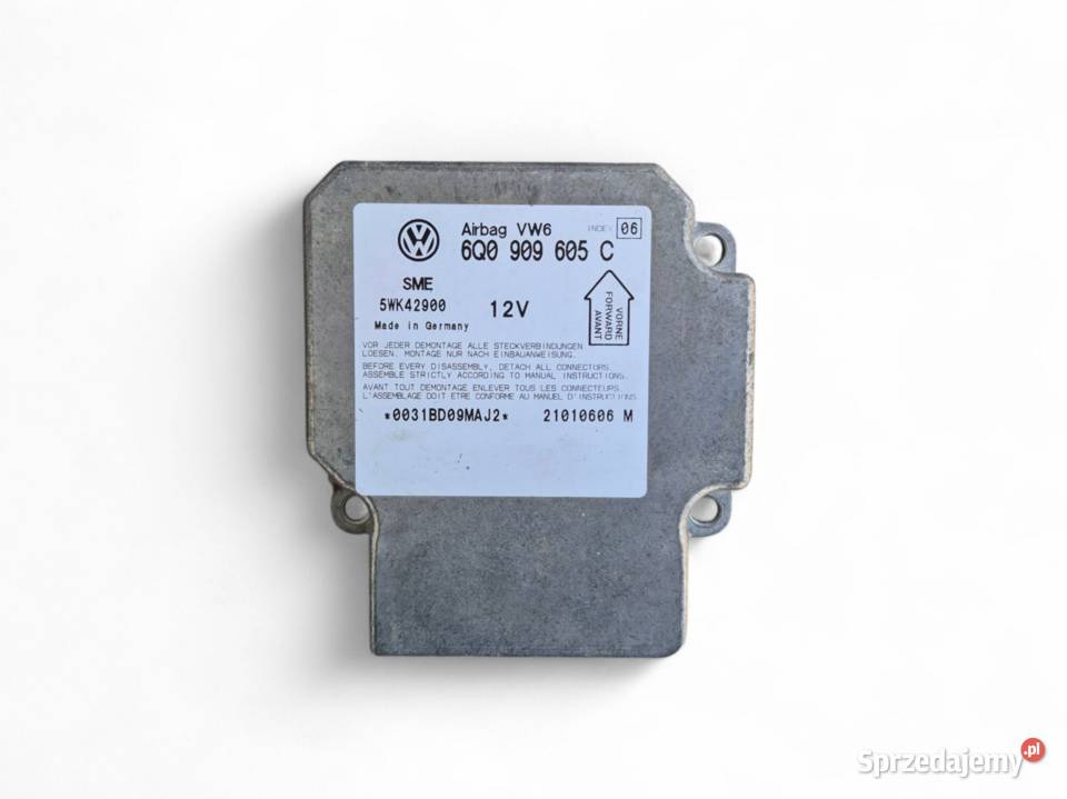 MODUŁ SENSOR AIRBAG SEAT AUDI SKODA VW Działoszyce
