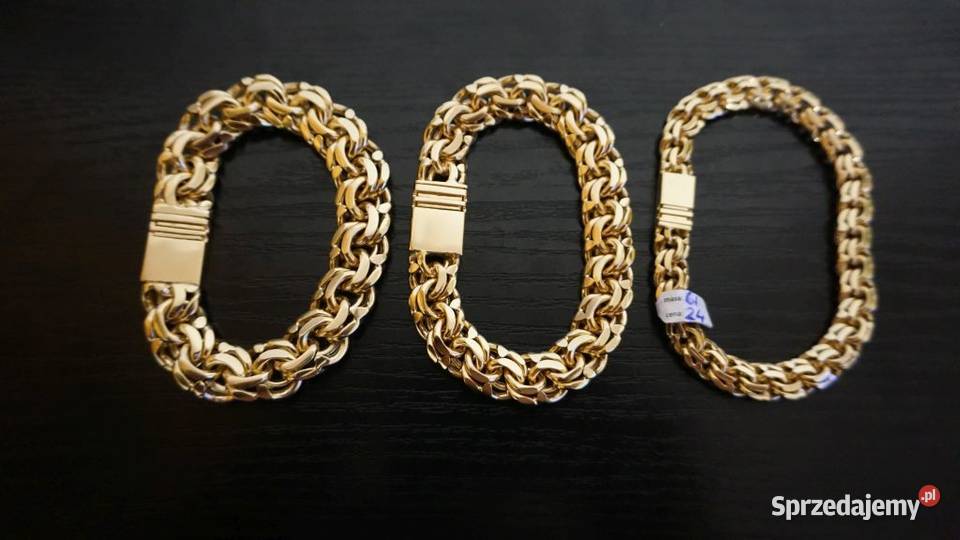 ZŁOTA BRANSOLETA GARIBALDI BRANSOLETKA GALIBARDI Warszawa