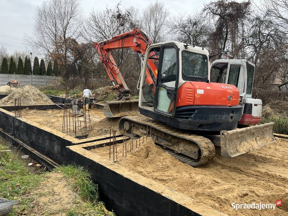 Koparka Kubota kx080 minikoparka 8 ton Koparki śląskie Gliwice