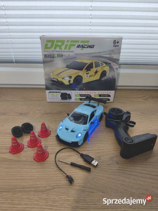 Samochód sterowany zdalnie Porsche 4wd RC na Łęczna