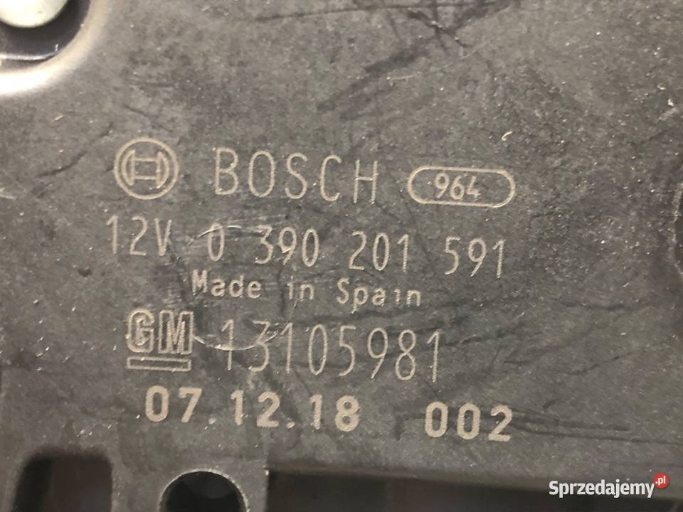 SILNIK WYCIERACZEK TYŁ OPEL ASTRA H 13105981