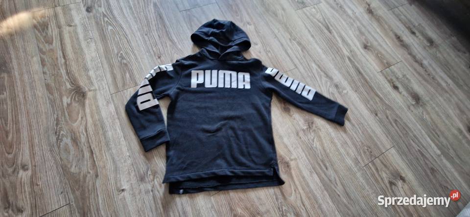 bluza Puma r 140 10lat czarna z kapturem 9 lat+ Kraków sprzedam
