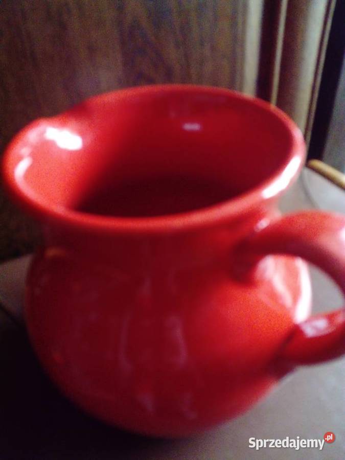 piękny czerwony dzban mazowieckie Warszawa sprzedam