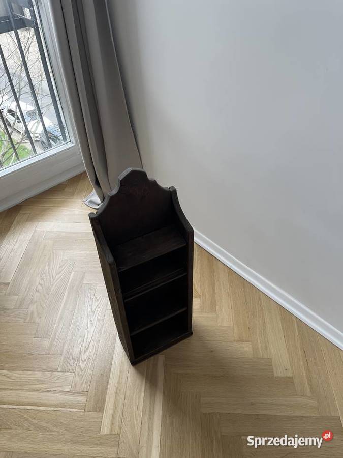 Półka drewniana Drewno ciemne Szafka Warszawa