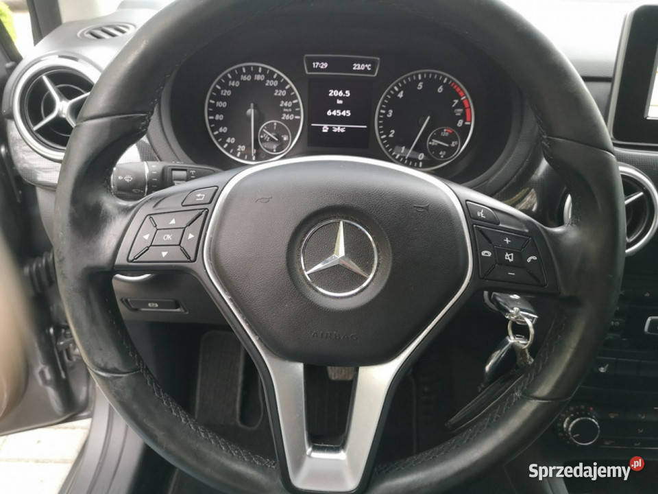 Mercedes B 180 16 16v 122 Klimatronik Navi Alu szary Mercedes-Benz Strzegom