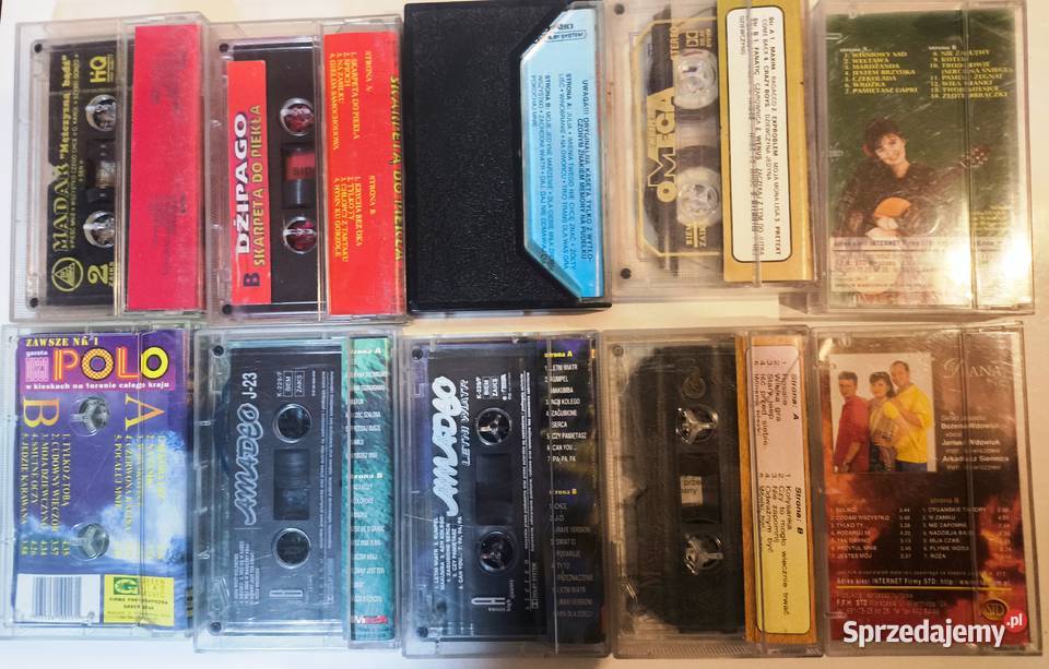 Kasety magnetofonowe zestaw disco polo Grybów sprzedam
