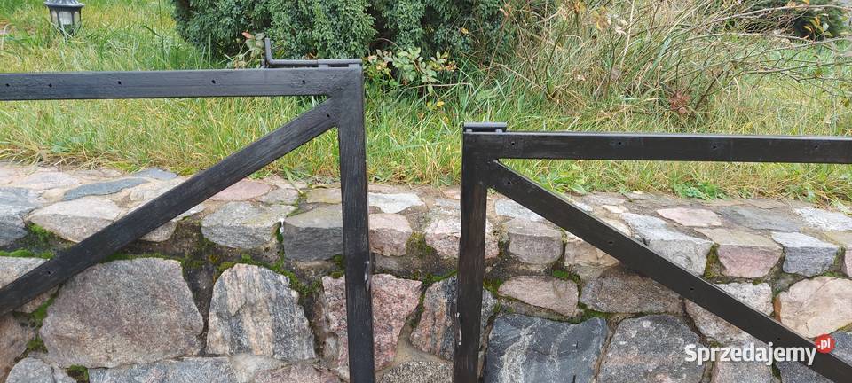 Brama wjazdową dwuskrzydłowa stelarz rama 2x2 Wojtkowizna