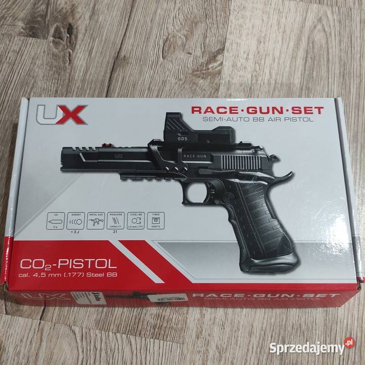 Pistolet UX Race Gun Set Sporty strzeleckie i myślistwo warmińsko-mazurskie Olecko