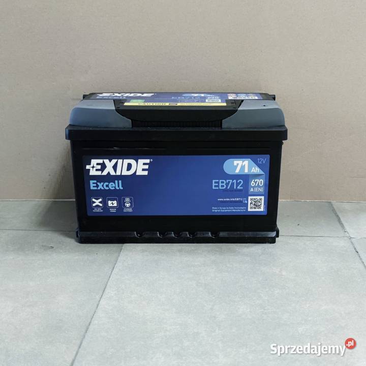 Akumulator Exide Excell 71Ah 670A Rybnik 696 685