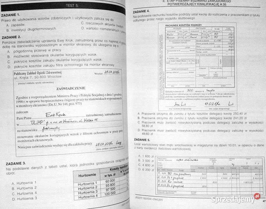 Zeszyt testów i ćwiczeń Bożena Padurek Chełm