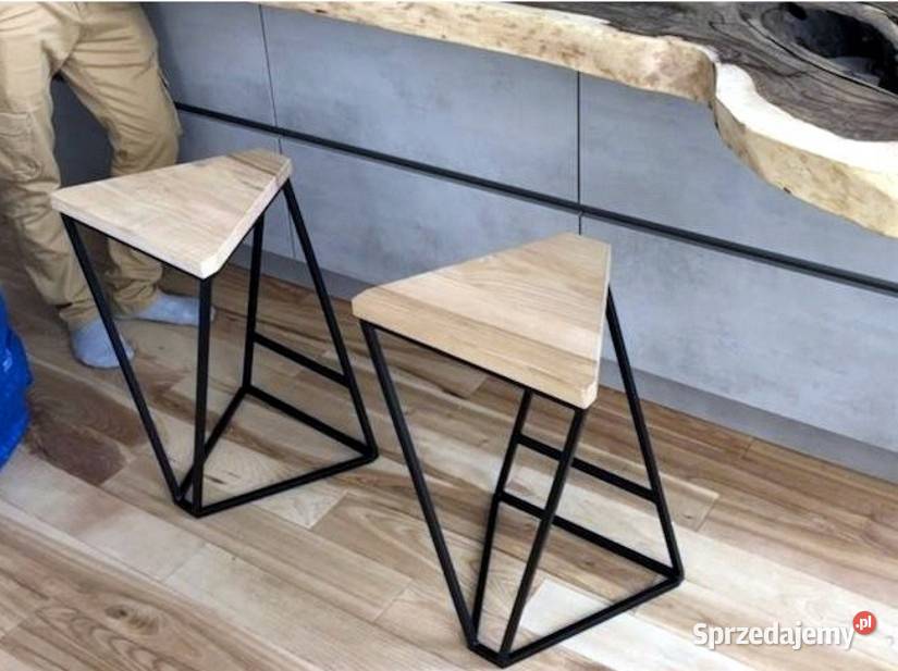 Hoker LOFT NA WYMIAR barowy DĄB stal Bartoszyce