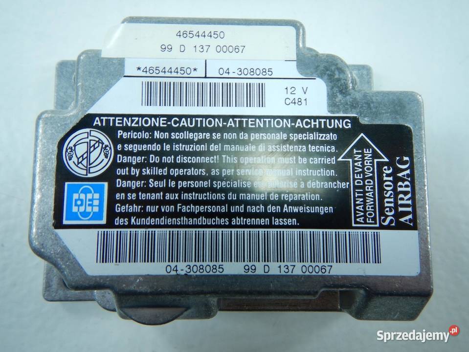 CENTRALKA AIR BAG AIRBAG LANCIA LYBRA 9905 ASO