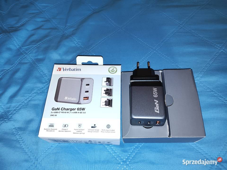 Ładowarka sieciowa USB Verbatim 65W Nowa Sól