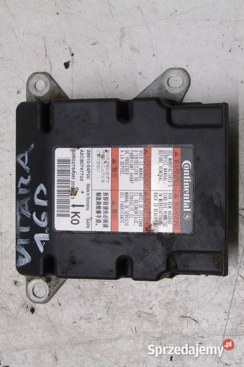 SENSOR MODUŁ PODUSZEK AIRBAG SPRAWNY SUZUKI