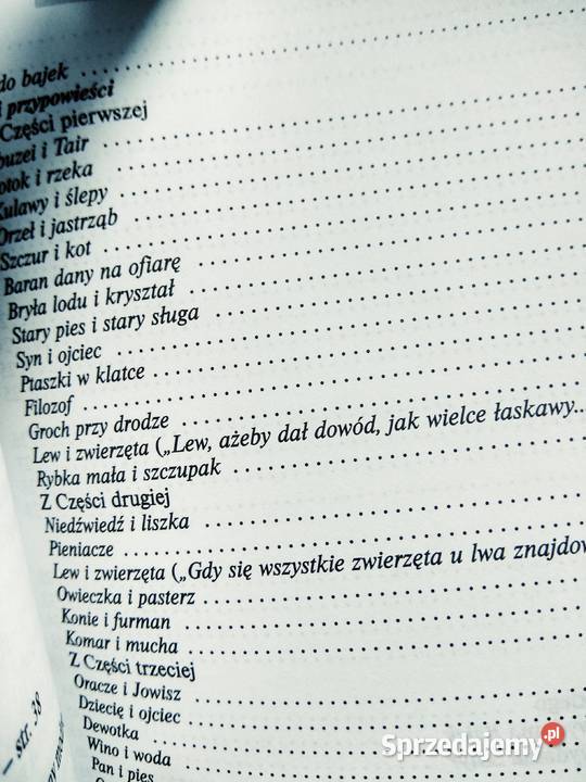 Wybór bajek i satyr Krasicki lektury szkolne Warszawa