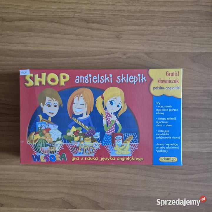 gra edukacyjna shop angielski sklepik adamigo Szczecin sprzedam
