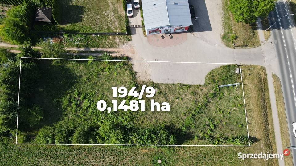 Działka inwestycyjna w Bartoszycach DK 51 Bartoszyce sprzedam
