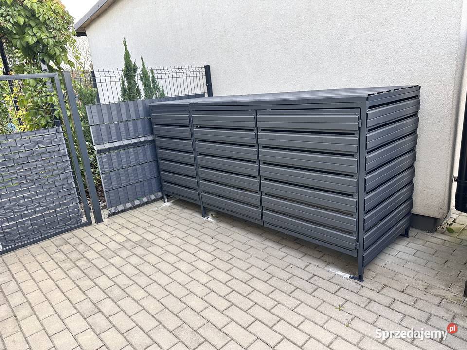 Pergole zabudowy śmietnikowe na kosze Łódź