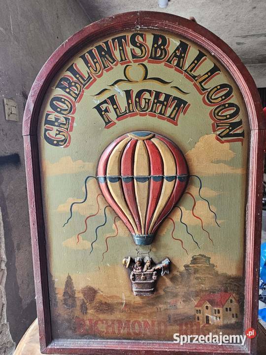 Obraz drewniany z balonem 151 Poznań
