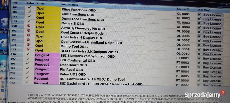 Programator Interfejs SMOK UHDS kabel OBD Wołomin