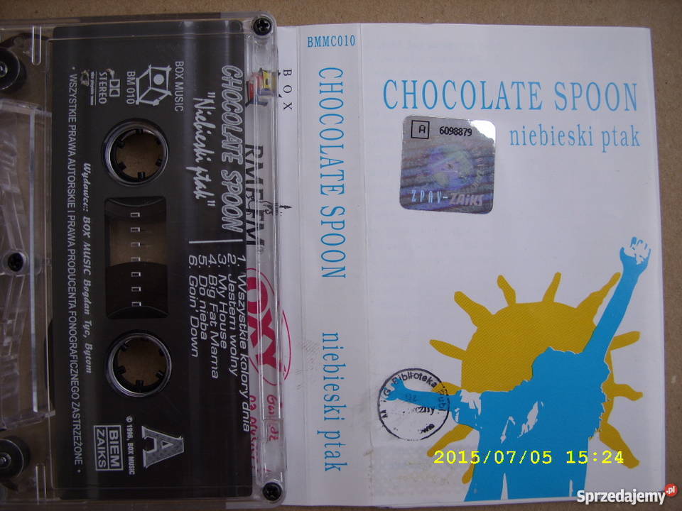 ROCK kaseta CHOCOLATE SPOONNIEBIESKI PTAK