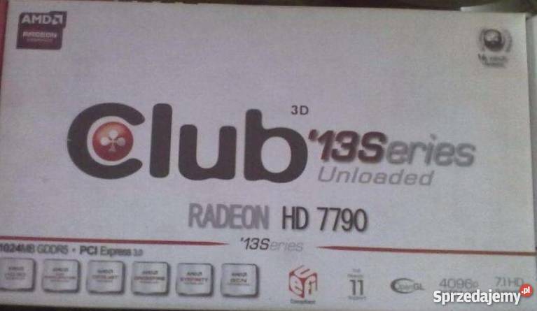 Karta Graficzna Club3D 7790/ R7 260X 1GB szybsza od GT 750Ti Łazy ...