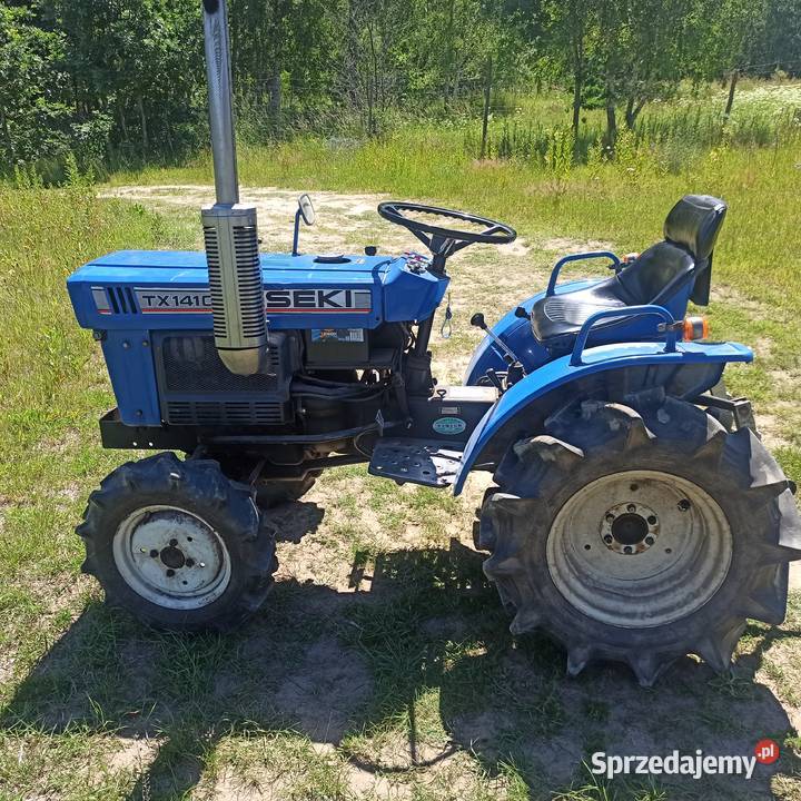 Iseki TX1410 z glebozgryzaką pług brony i belka